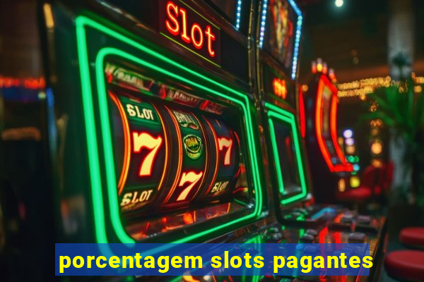 porcentagem slots pagantes